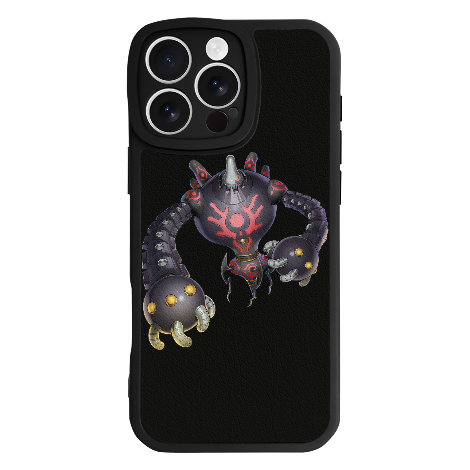 （画像用） 遊☆戯☆王 Yu-Gi-Oh! 【iPhone 16シリーズ対応】シリコンスマホケース（レザー調） 材質：シリコン